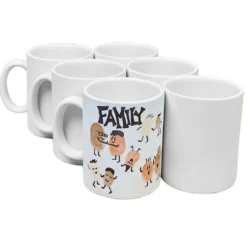 Colorations® Decorative Mugs and Plates set of 12