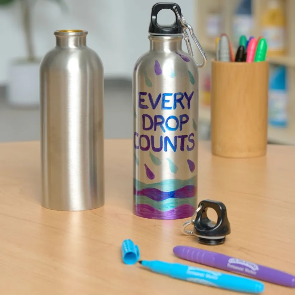 Colorations® Earth Day Refill & Refresh Water Bottles - Makes 6 Craft Kits