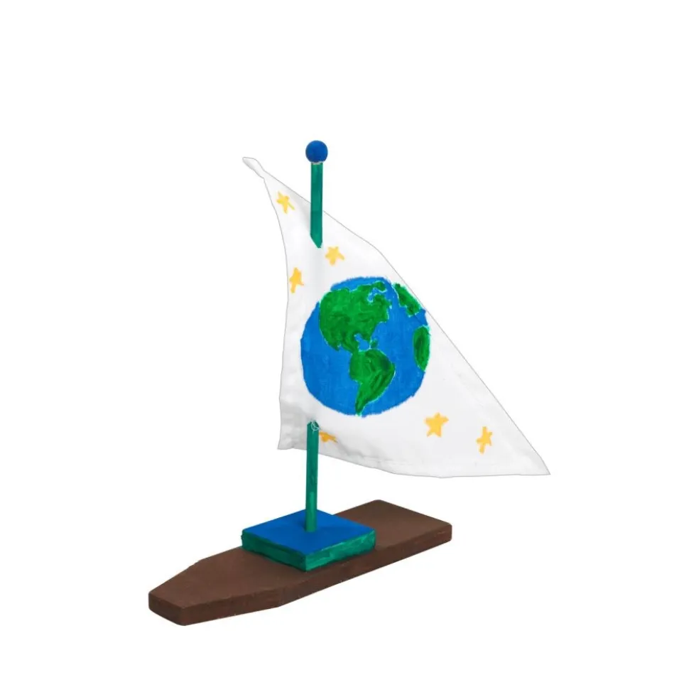 Colorations® Earth Day Sailboat Creations - Makes 12 Craft Kits