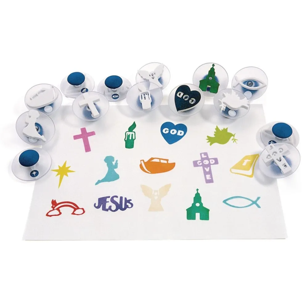 Colorations®14 Easy-Grip Inspirational Stampers