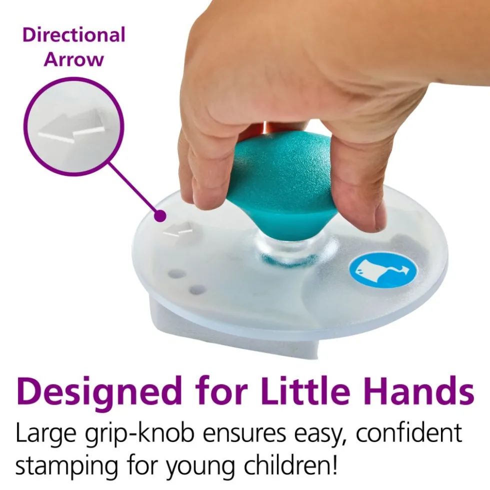 Colorations® Easy-Grip Stampers, Sea Life - Set of 14