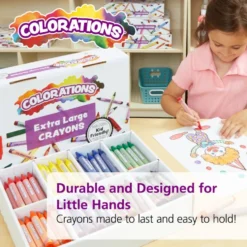 Colorations® Extra Large Crayons, Value Pack - Set of 200