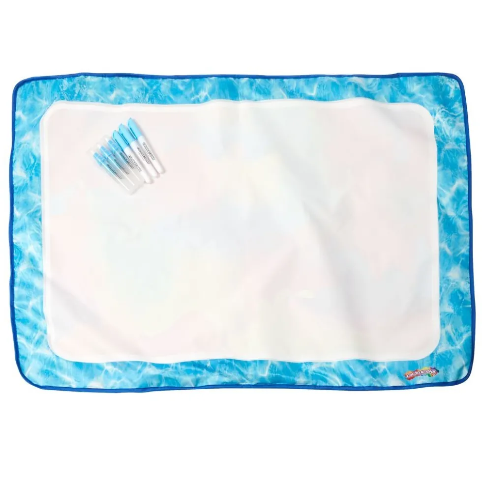 Colorations® Extra Large Water Doodle Mat with 6 Pens