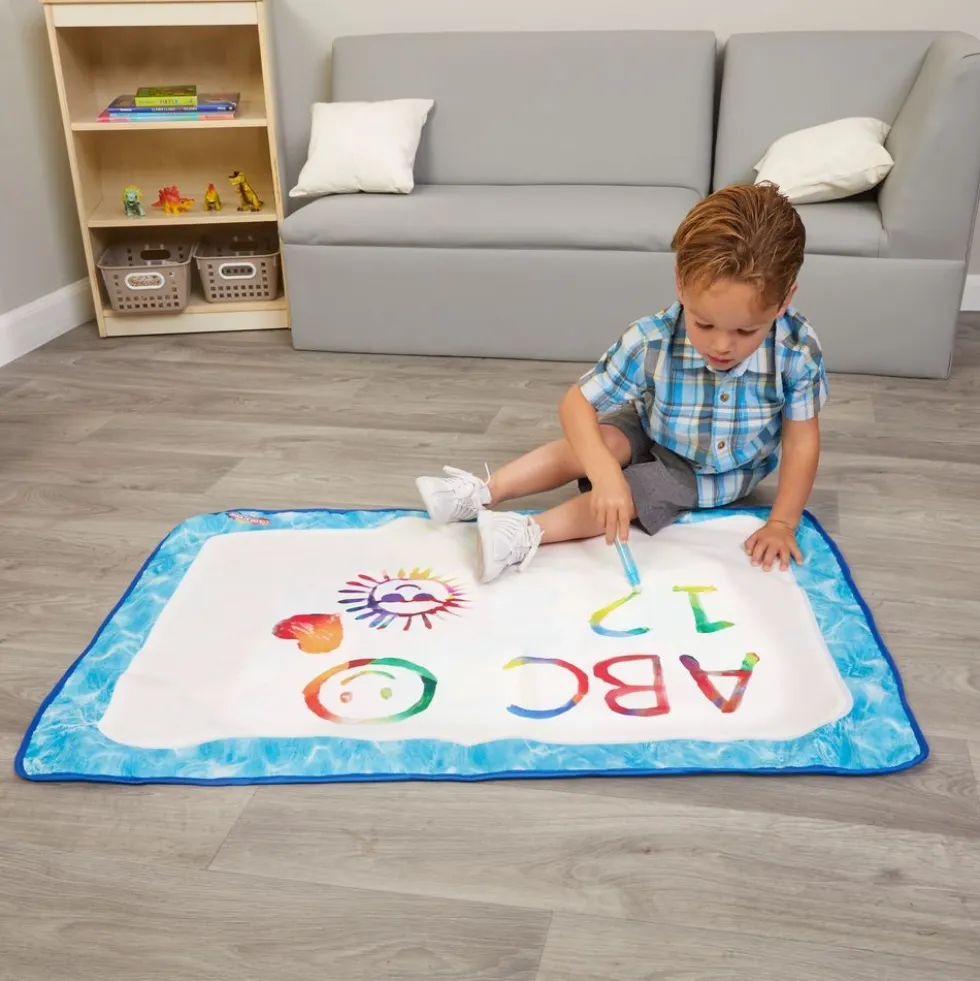 Colorations® Extra Large Water Doodle Mats, 4 mats with 6 Pens