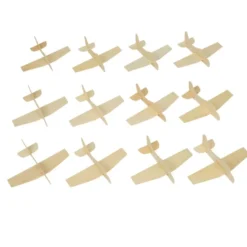 Colorations® Father’s Day Fly with Dad Airplane Craft Kit - Makes 12 Crafts