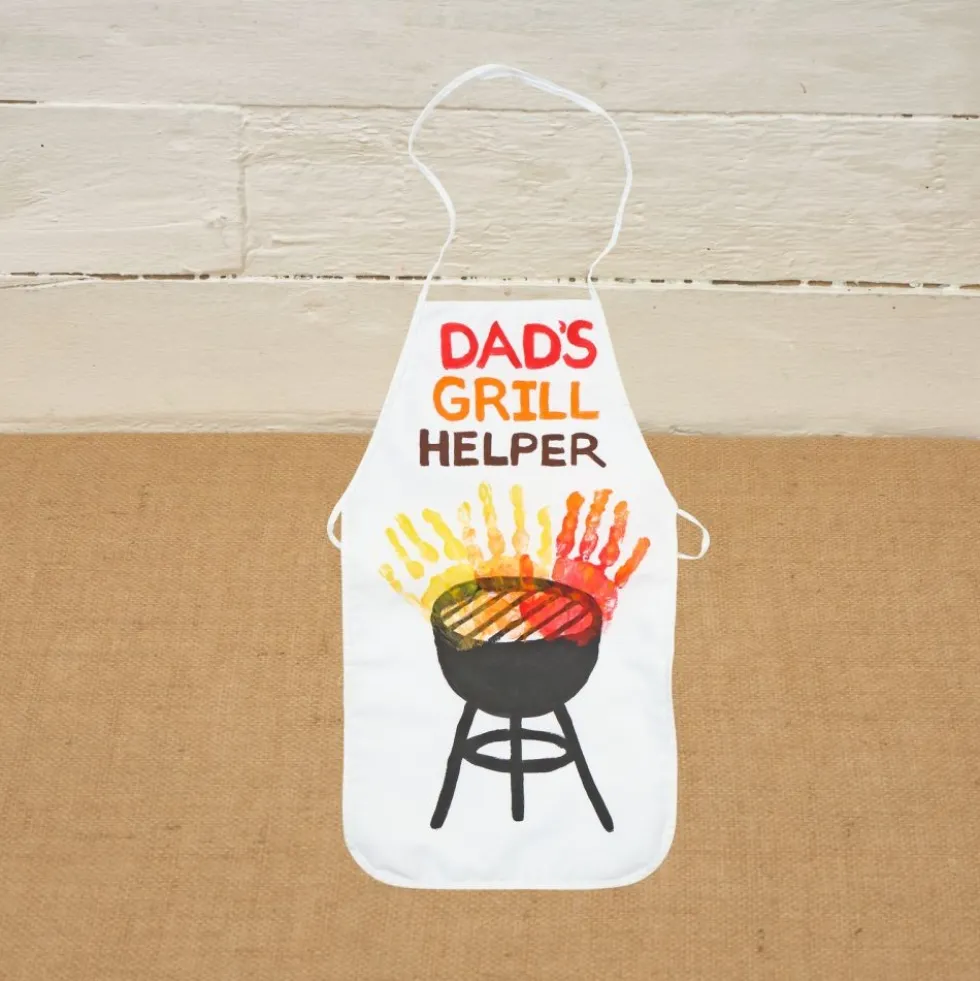 Colorations® Father’s Day Grill Helper Apron Craft Kit - Makes 12 Crafts