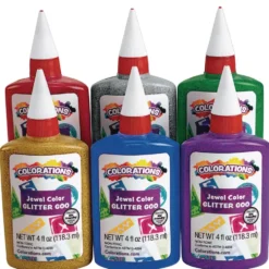 Colorations® Glitter Glue - Set of 6