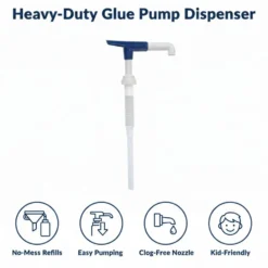 Colorations® Heavy-Duty Glue Pump Dispenser Kit - Set of 3