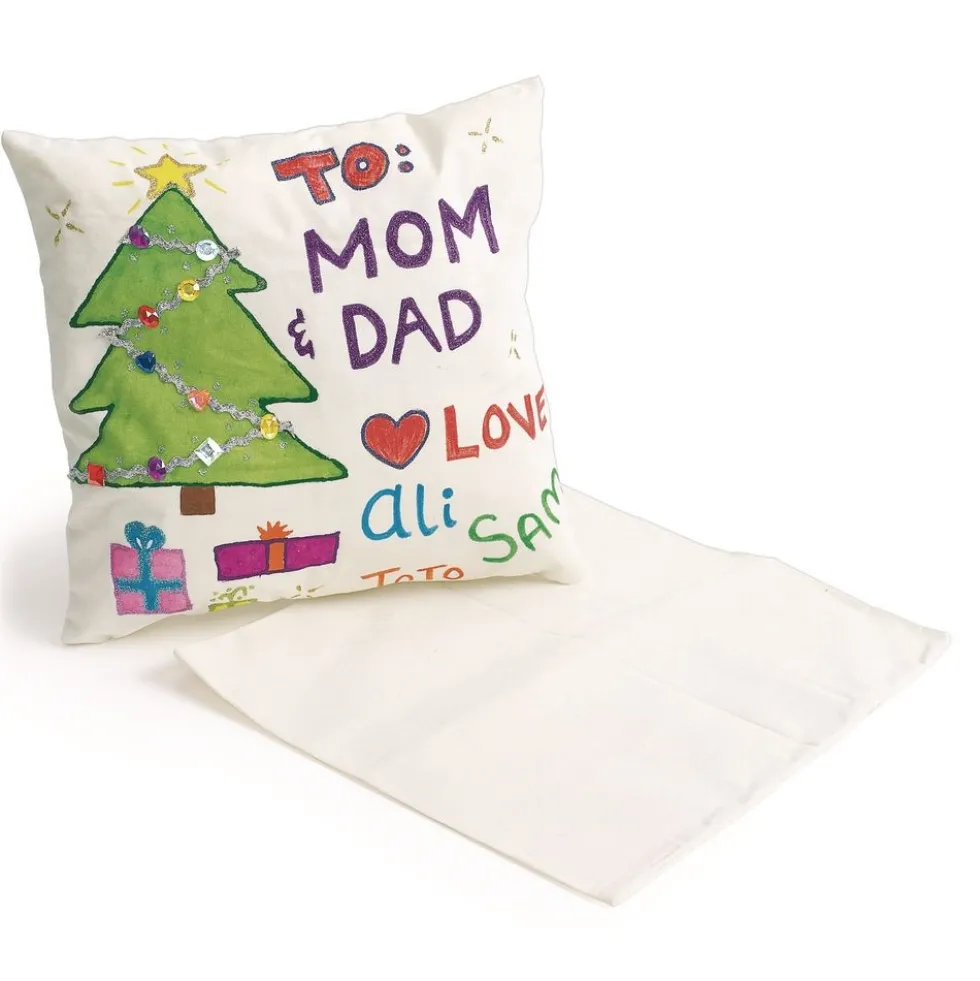 Colorations® Holiday Pillow Craft Kit - Makes 12 Crafts