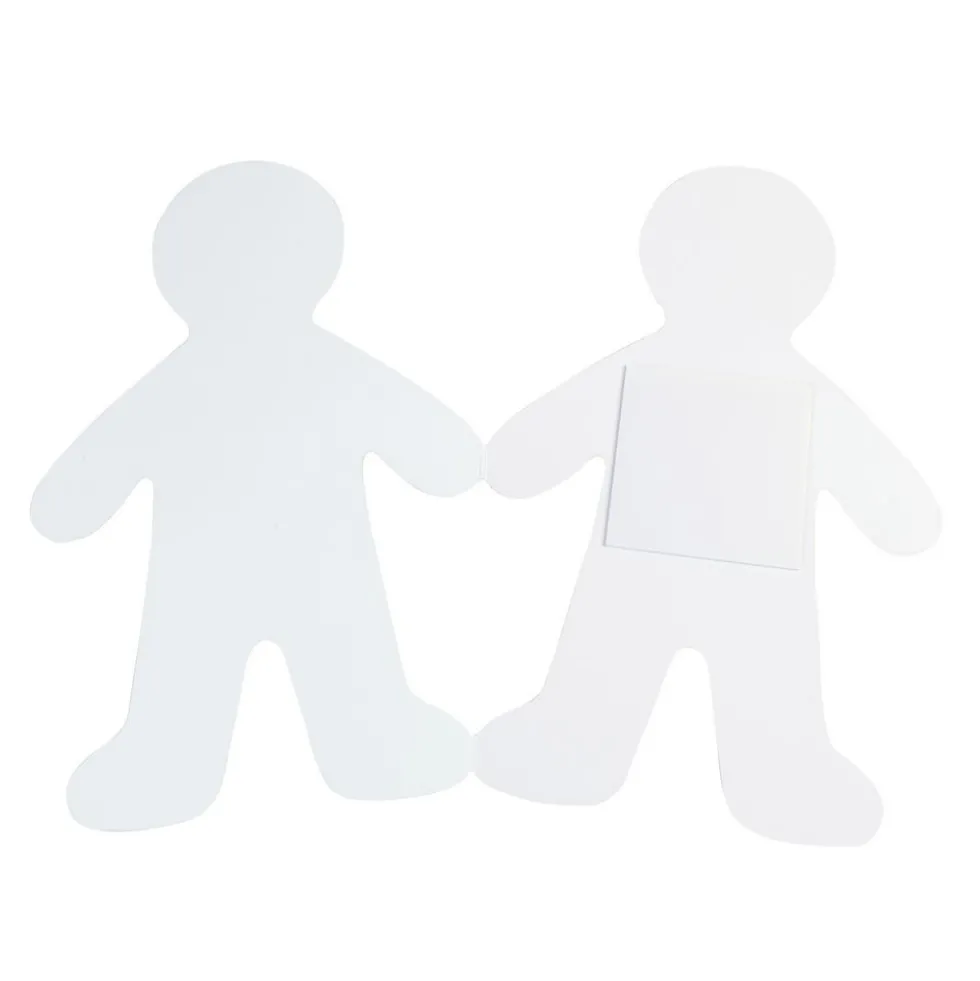 Colorations® Jumbo People Shape with Notepad - Set of 24