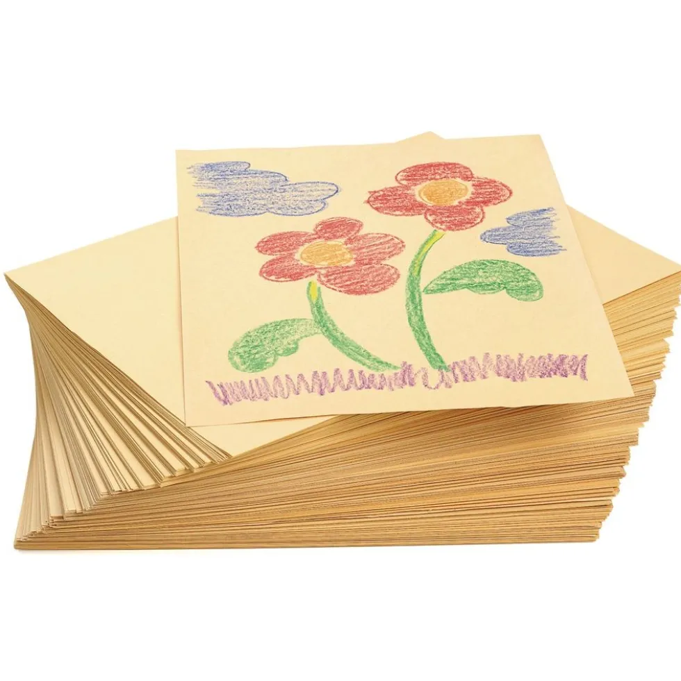 Colorations® Manila Paper, 12" x 18", made from 50lb stock, 500 Sheets