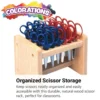 Colorations® Natural Wood Scissor Rack