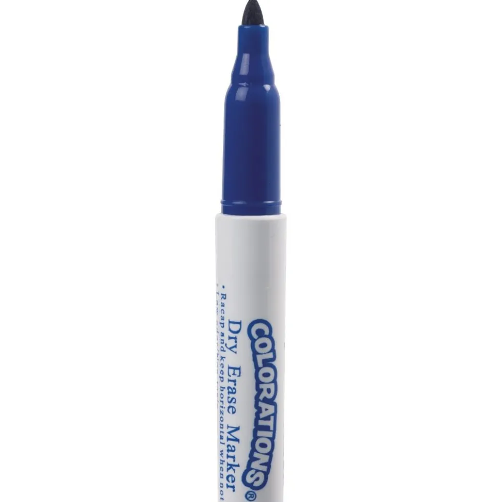Colorations® 12 Packs of Dry Erase Markers, Fine Tip, 12 Sets