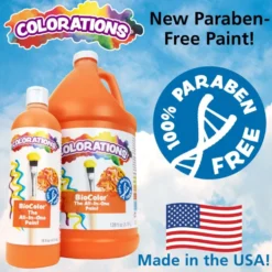 Colorations® Paraben-Free BioColor® The All-in-One Paint - Set of 11, Gallon