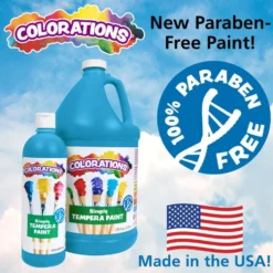 Colorations® Paraben-Free Black Simply Tempera - 16oz Black