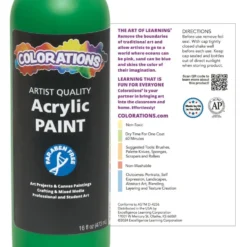 Colorations® Paraben-Free Prism Acrylic Paint Set- 12 Colors