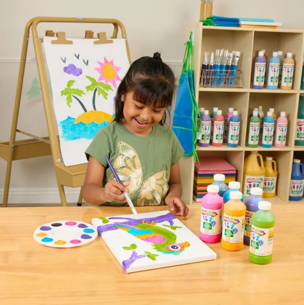 Colorations® Paraben-Free Simply Washable Tempera Paint 8 oz. - Set of 6