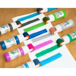 Colorations® Paraben-Free Simply Washable Tempera Paint Roller Set - 24 Colors