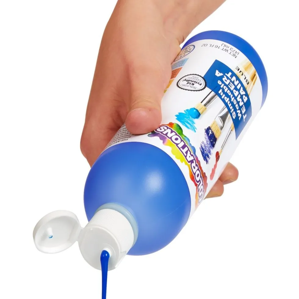 Colorations® Paraben-Free Simply Washable Tempera Paint - Set of 11 Colors
