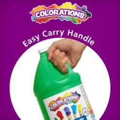 Colorations® Paraben-Free Simply Washable Tempera Paint - Set of 10, 1/2 Gallons