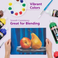 Colorations® Paraben-Free Spectrum Acrylic Paint Set- 18 Colors