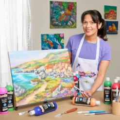 Colorations® Paraben-Free Sphere Acrylic Paint Set - 6 Colors