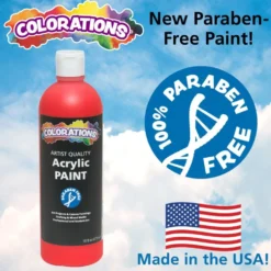 Colorations® Paraben-Free Tropical Acrylic Paint Set - 6 Colors
