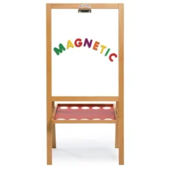 Colorations® Premium Free Standing Art Easel with Magnetic Dry Erase & Chalkboard