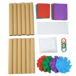 Colorations® Rainstick Craft Kit for Kids Pack of 12