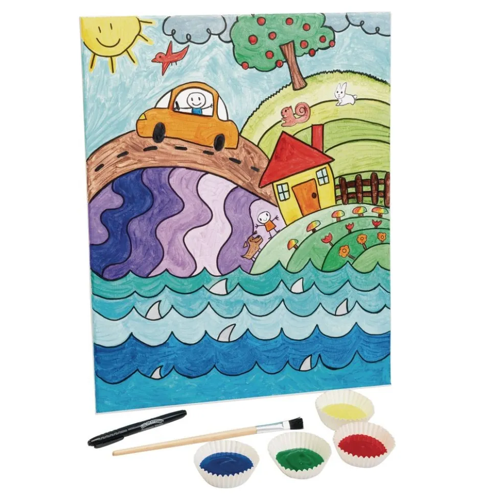 Colorations® Real Stretched Canvas Extra Large - Set of 6, 16" x 20"