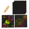 Colorations® Scratch Art Boards -100 boards with 20 sticks