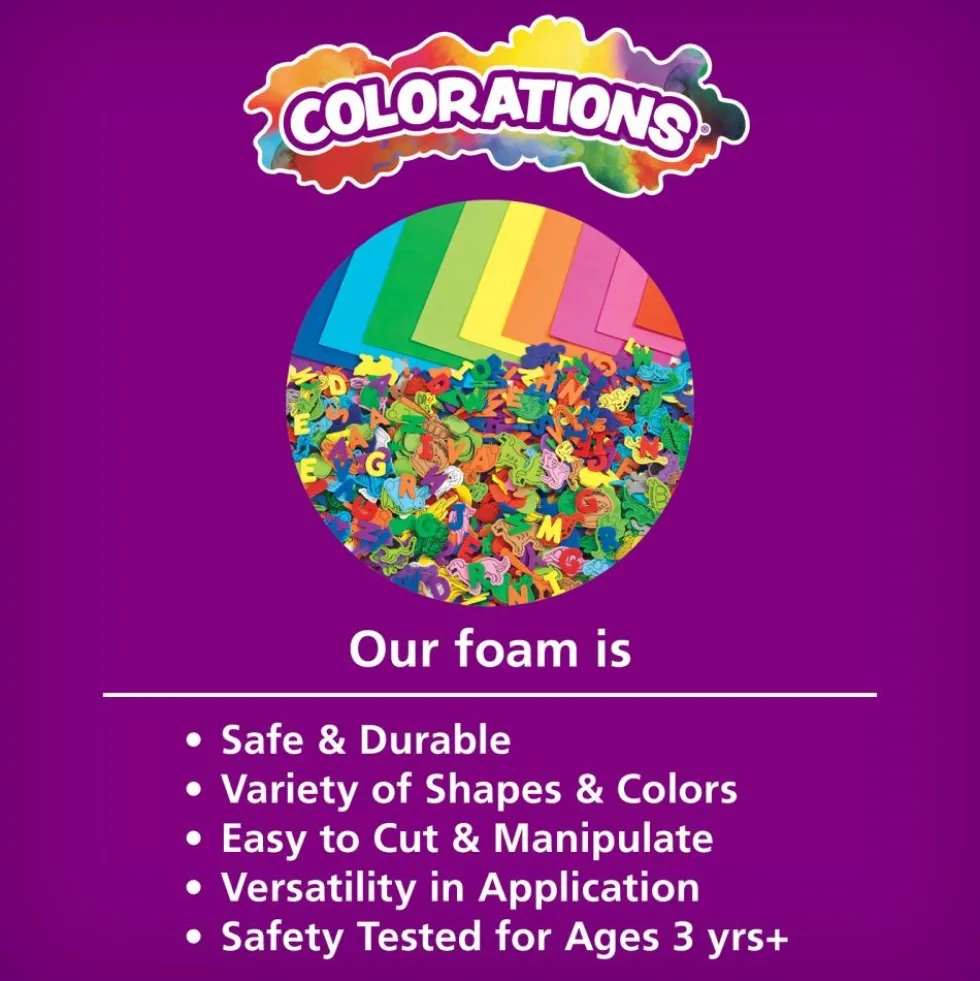 Colorations® Self-Adhesive Number Foam Shapes - 150 Pieces