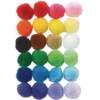 Colorations® Shades of Color Pom-Poms - Set of 6