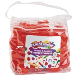 Colorations® Shapes & Numbers Dough Stampers - Set of 26