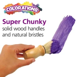 Colorations® Shaving Paint Brushes - Set of 6