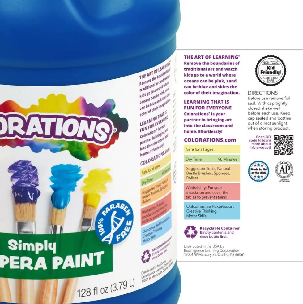 Colorations® Simply Tempera - 1 Gallon Orange