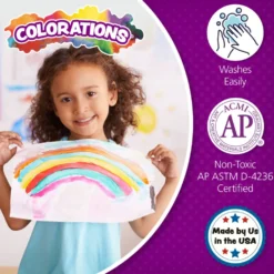 Colorations® Simply Washable Tempera 16 oz. Starter Colors 6-Pack