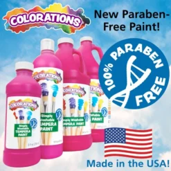 Colorations® Simply Washable Tempera 16 oz. Starter Colors 6-Pack