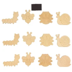 Colorations® Summer Garden Friends Magnet Craft Kit - Makes 12 Crafts