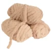 Colorations® Super Chunky Chenille Yarn, Natural Cream - Set of 3