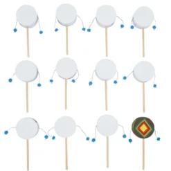 Colorations® 4th of July USA Spin Drum Craft Kit - Makes 12 Crafts