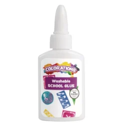 Colorations® Washable Premium White Glue Sticks and School Glue Kit - Set of 42