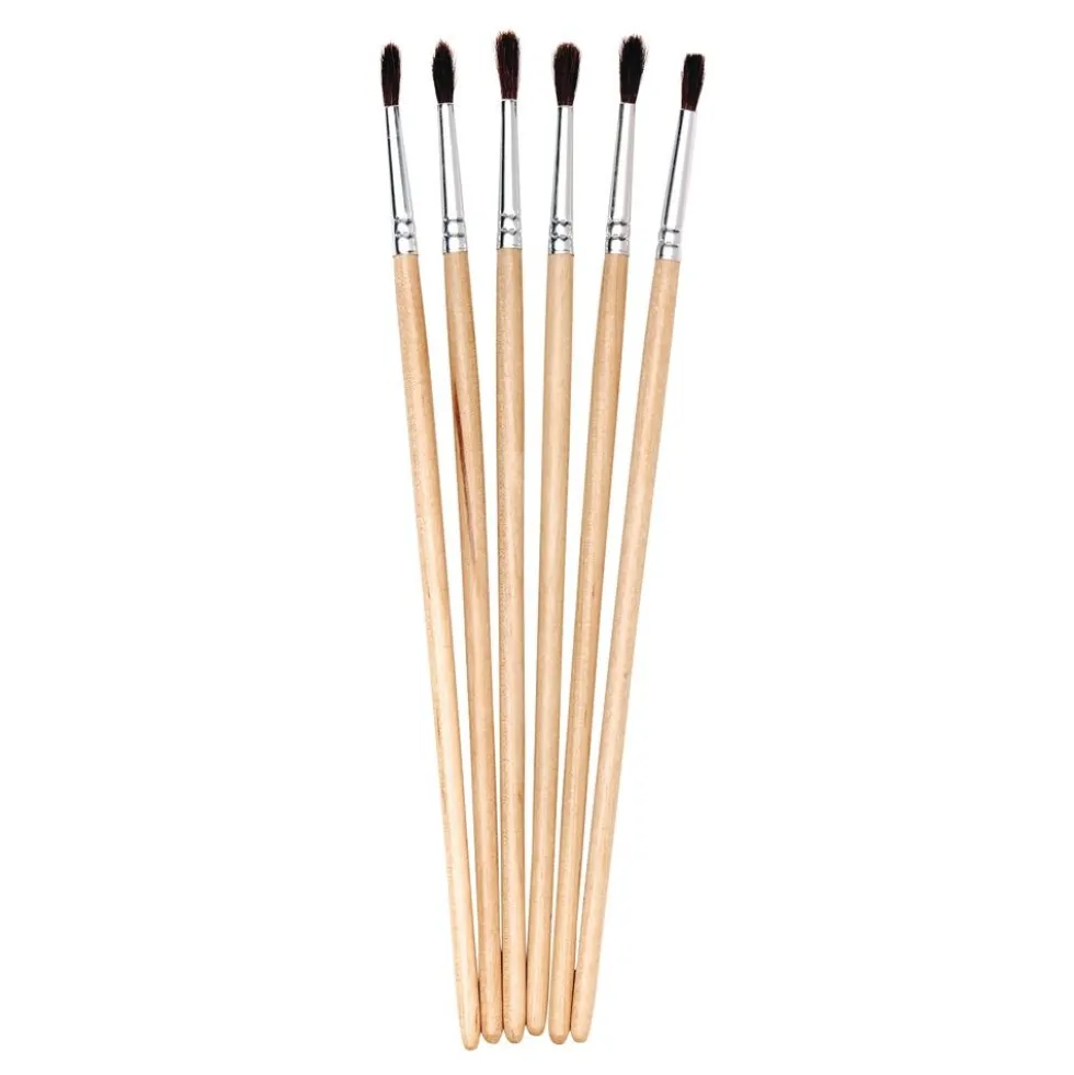 6 Colorations® Watercolor Palettes and BONUS 6 Watercolor Brushes