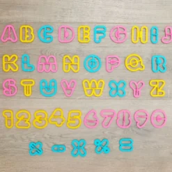 Colorations® Wheat & Gluten Free Classic Dough W/ Alphabet and Number Cutting Set