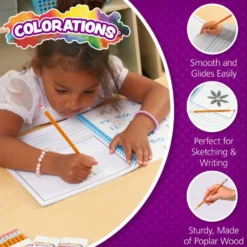 Colorations® Wood No.2 Pencils - Set of 12