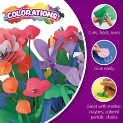 Colorations® 9" x 12" Mediumweight Dark Brown Construction Paper Pack - 200 sheets