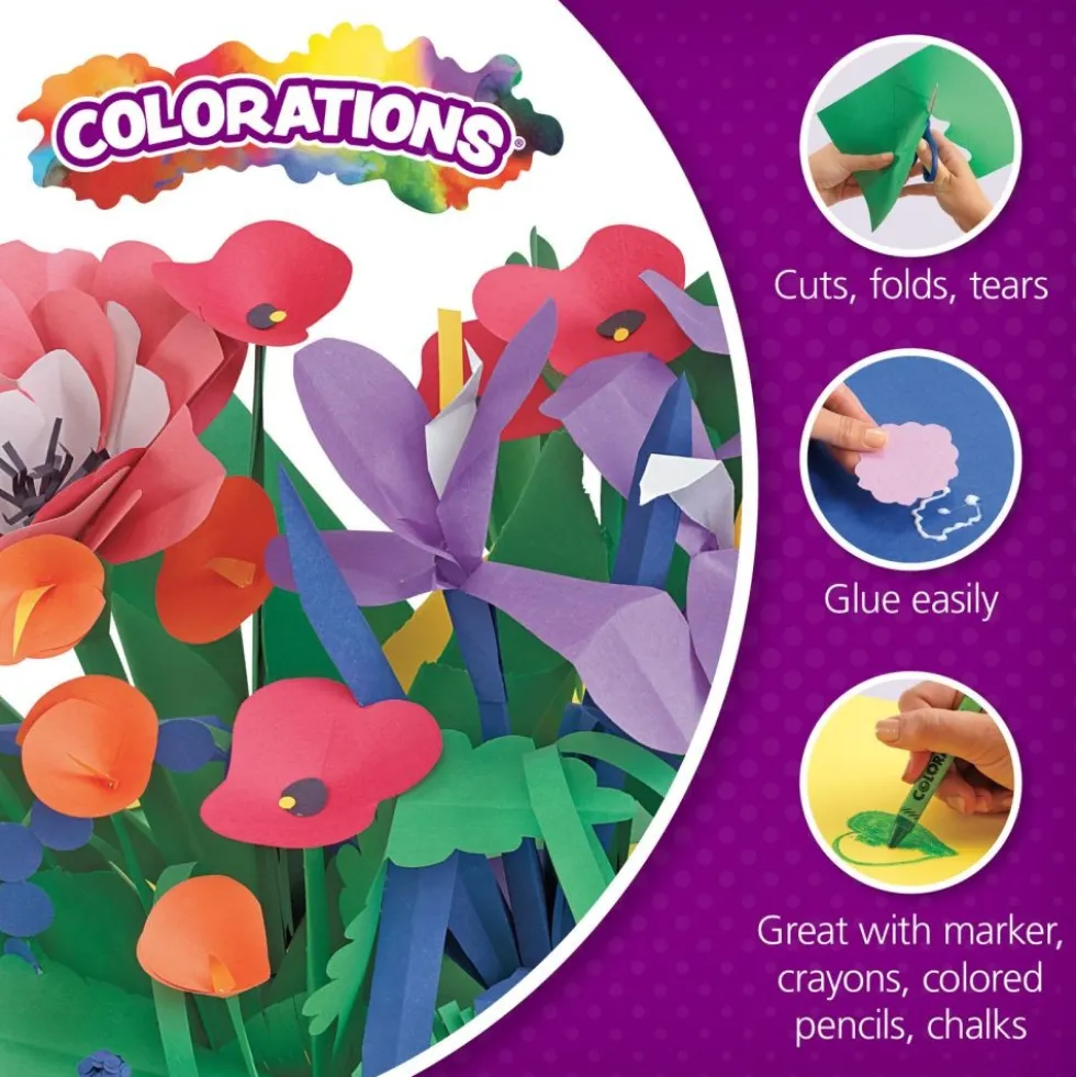 Colorations® 9" x 12" Mediumweight Dark Brown Construction Paper Pack - 200 sheets