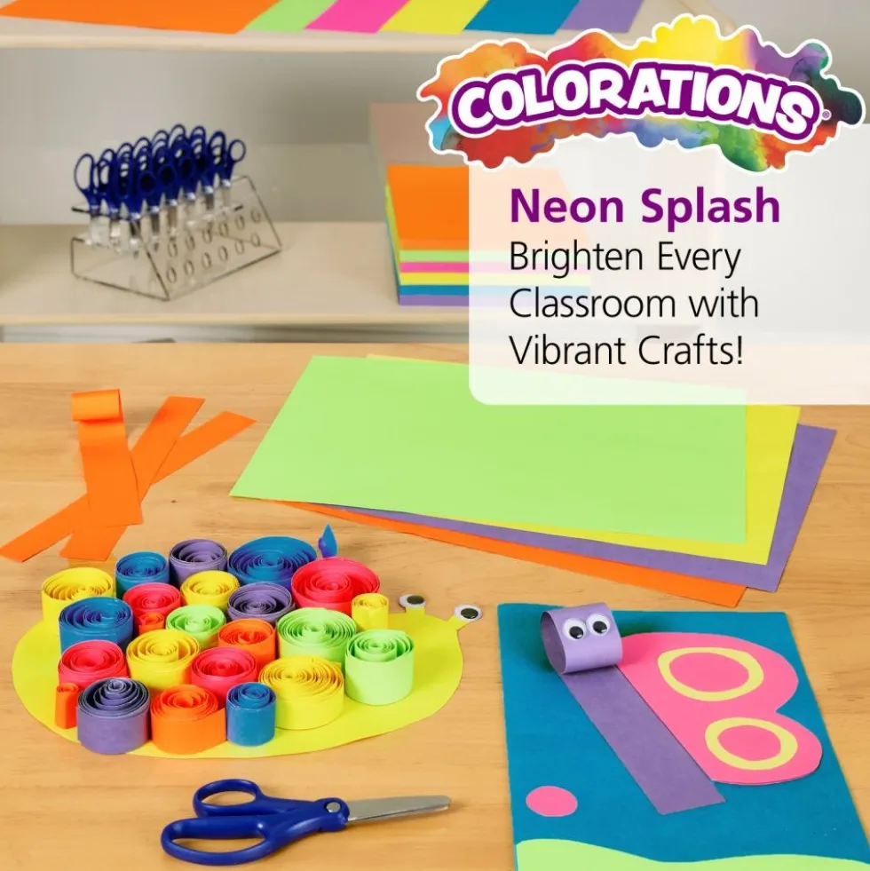 Colorations® 9" x 12" Neon Lightweight Craft Paper - 600 sheets