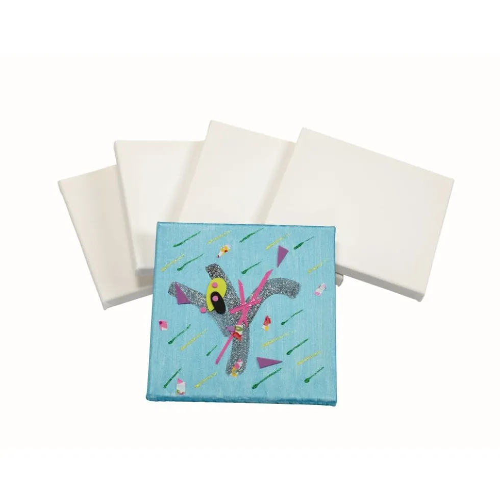 Colorations® 8" x 8" Stretched Canvas Value Pack - Set of 24