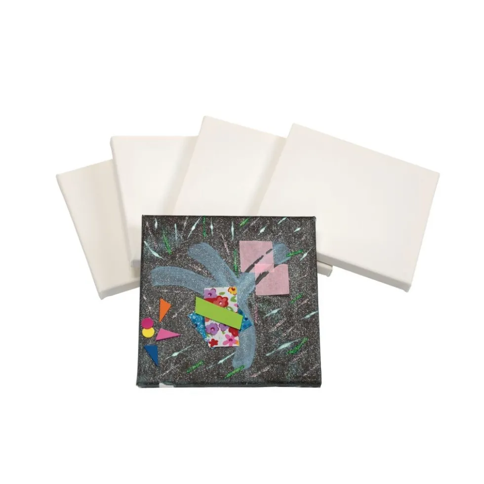 Colorations® 8" x 8" Stretched Canvas Value Pack - Set of 24